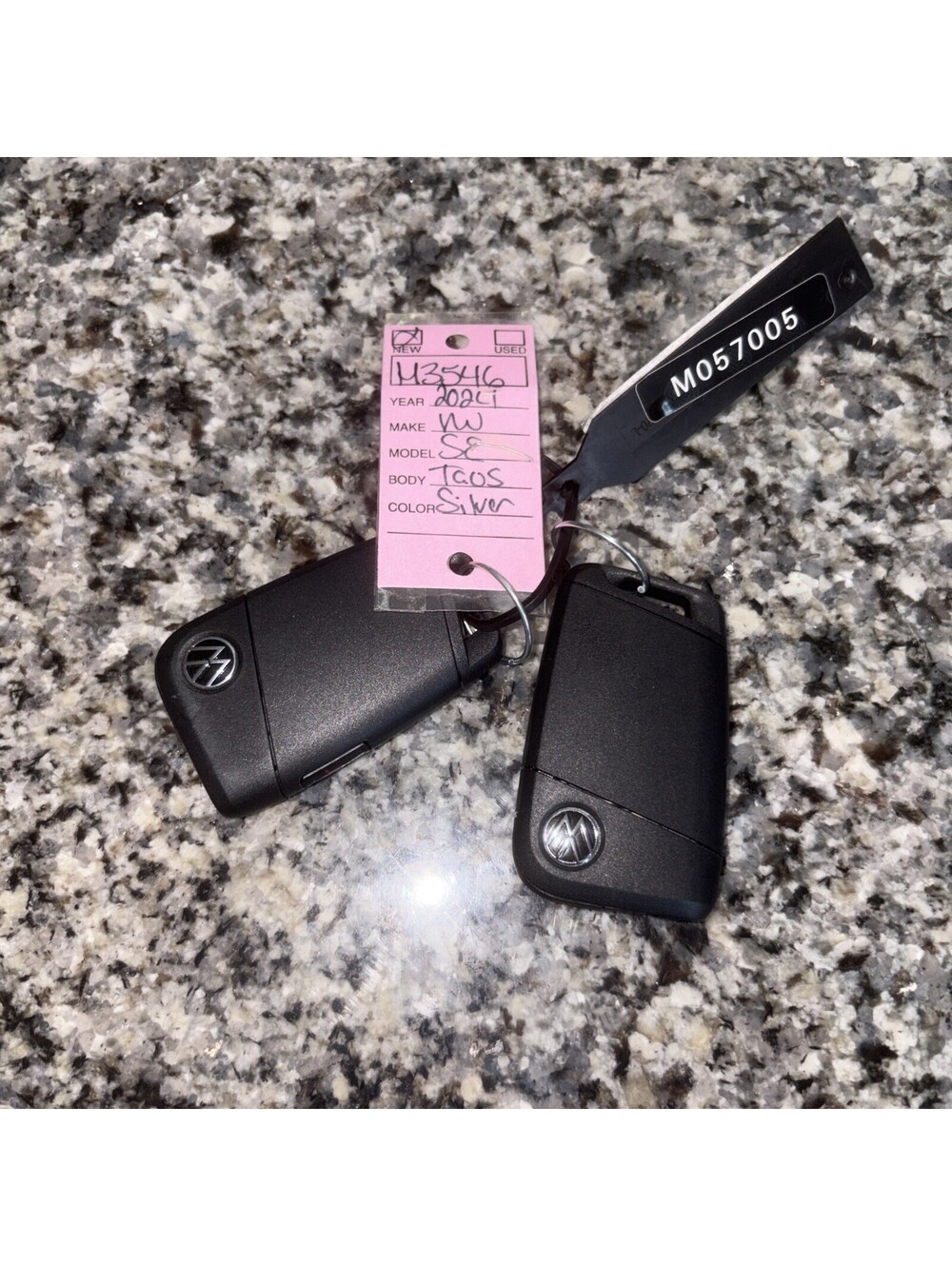 Oem 2024 Volkswagen Se Taos Set Of Keys